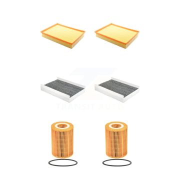 2x Air + 2x Cabin + 2x Engine Cartridge Oil Filter (6 Total) Kit For Mercedes-Benz 2500 KFM-104486