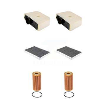 2x Air + 2x Cabin + 2x Engine Cartridge Oil Filter (6 Total) Kit For 17-25 Audi Q7 2.0L KFM-104489