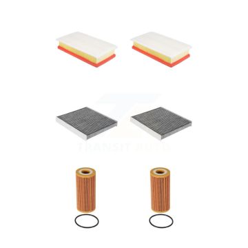 2x Air + 2x Cabin + 2x Engine Cartridge Oil Filter (6 Total) Kit For Volkswagen Atlas KFM-104491