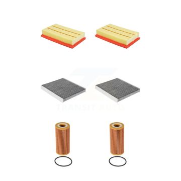 2x Air + 2x Cabin + 2x Engine Cartridge Oil Filter (6 Total) Kit For KFM-104493