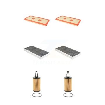 2x Air + 2x Cabin + 2x Engine Cartridge Oil Filter (6 Total) Kit For Mercedes-Benz SLK350 KFM-104499