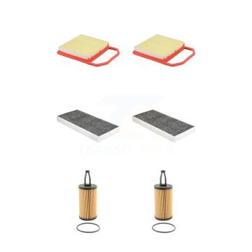 2x Air + 2x Cabin + 2x Engine Cartridge Oil Filter (6 Total) Kit For KFM-104509