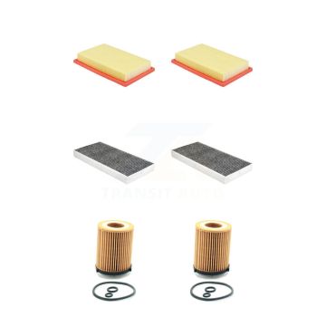 2x Air + 2x Cabin + 2x Engine Cartridge Oil Filter (6 Total) Kit For Mercedes-Benz SLC300 KFM-104521