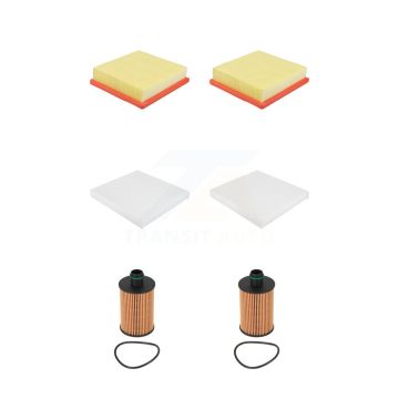 2x Air + 2x Cabin + 2x Engine Cartridge Oil Filter (6 Total) Kit For Jeep Grand Cherokee KFM-104530