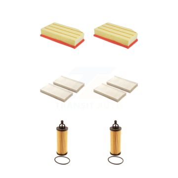 2x Air + 2x Cabin + 2x Engine Cartridge Oil Filter (6 Total) Kit For Jeep Wrangler 3.6L KFM-104533