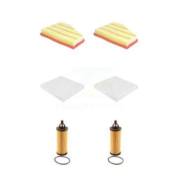 2x Air + 2x Cabin + 2x Engine Cartridge Oil Filter (6 Total) Kit For KFM-104535
