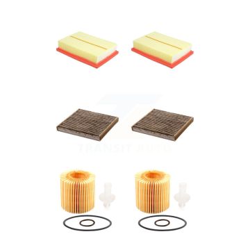 2x Air + 2x Cabin + 2x Engine Cartridge Oil Filter (6 Total) Kit For Toyota Highlander KFM-104539
