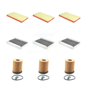 3x Air + 3x Cabin + 3x Engine Cartridge Oil Filter (9 Total) Kit For Mercedes-Benz Metris KFM-104586