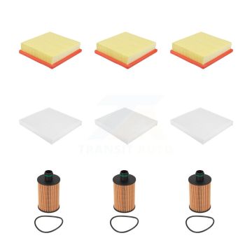 3x Air + 3x Cabin + 3x Engine Cartridge Oil Filter (9 Total) Kit For Jeep Grand Cherokee KFM-104596