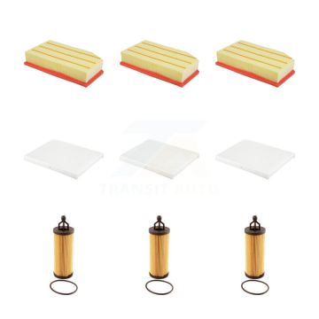 3x Air + 3x Cabin + 3x Engine Cartridge Oil Filter (9 Total) Kit For Jeep Wrangler KFM-104598