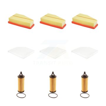 3x Air + 3x Cabin + 3x Engine Cartridge Oil Filter (9 Total) Kit For Jeep Cherokee 3.2L KFM-104600