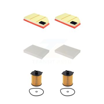 2x Air + 2x Cabin + 2x Engine Cartridge Oil Filter (6 Total) Kit For Volvo XC60 S60 V60 KFM-104648