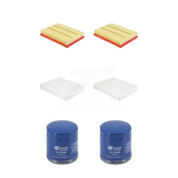 2x Air + 2x Cabin + 2x Engine Oil Filter (6 Total) Kit For Ford Escape Lincoln Corsair KFM-104687