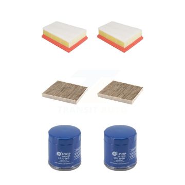2x Air + 2x Cabin + 2x Engine Oil Filter (6 Total) Kit For Chevrolet Buick Trailblazer GX KFM-104695