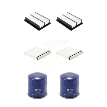 2x Air + 2x Cabin + 2x Engine Oil Filter (6 Total) Kit For Mazda 3 CX-30 Sport KFM-104708