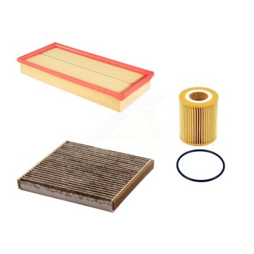 1x Air + 1x Cabin + 1x Engine Cartridge Oil Filter (3 Total) Kit For Land Rover Range KFM-104803