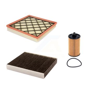 1x Air + 1x Cabin + 1x Engine Cartridge Oil Filter (3 Total) Kit For Chevrolet Cruze KFM-104806