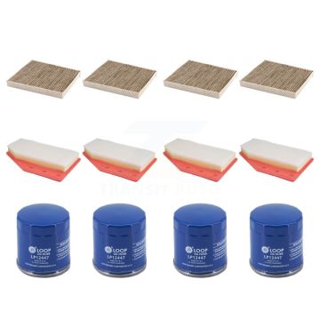 4x Air + 4x Cabin + 4x Engine Oil Filter (12 Total) Kit For 2019-2024 Cadillac XT4 KFM-104841