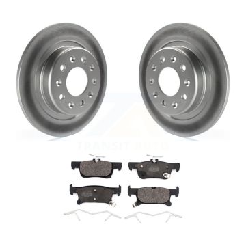 Rear Coated Brake Rotor Ceramic Pad Kit For Buick Envision With 288mm Diameter KGT-101931
