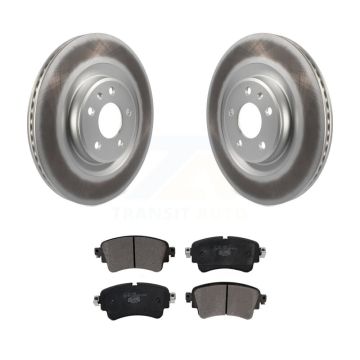 Rear Coated Brake Rotor Ceramic Pad Kit For Audi Q5 A4 Quattro A5 Sportback S5 allroad S4 KGT-101939