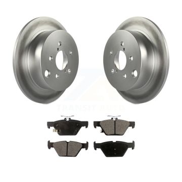 Rear Coated Disc Brake Rotors And Ceramic Pads Kit For Subaru Crosstrek KGT-101940