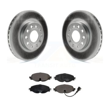 Front Coat Brake Rotors Ceramic Pad Kit For Volkswagen Golf Jetta SportWagen Taos Audi A3 KGT-102015