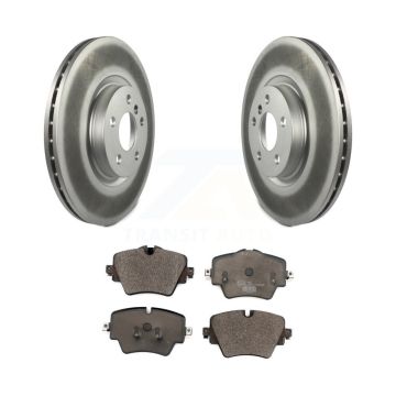 Front Coated Brake Rotor Ceramic Pad Kit For BMW X1 Mini Cooper Countryman X2 228i xDrive KGT-102035