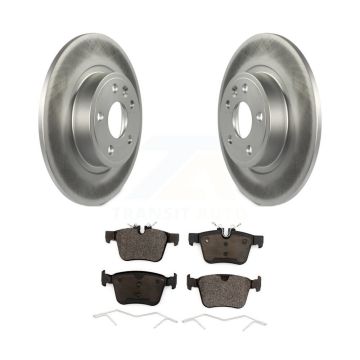 Rear Coated Disc Brake Rotor Ceramic Pad Kit For Land Rover Discovery Sport Jaguar E-Pace KGT-102043