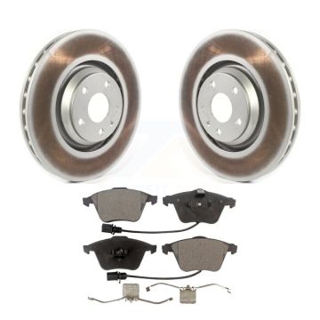 Front Coated Disc Brake Rotors And Ceramic Pads Kit For Audi TT Quattro TTS KGT-102074