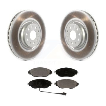 Front Coat Brake Rotors Ceramic Pad Kit For Volkswagen Tiguan Jetta Audi Q3 GTI Golf R S3 KGT-102081