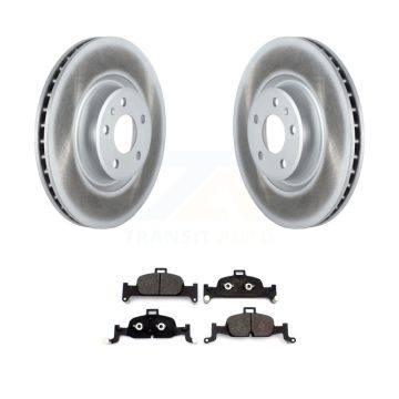 Front Coated Brake Rotor & Ceramic Pad Kit For Audi A4 Quattro Q5 A5 Sportback allroad A6 KGT-102090
