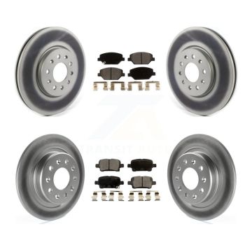 Front Rear Coat Brake Rotor Ceramic Pad Kit For Chevrolet Equinox GMC Terrain Buick Regal KGT-102115