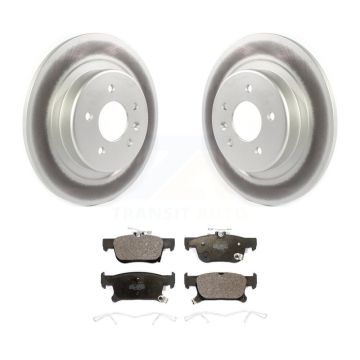 Rear Coated Brake Rotor Ceramic Pad Kit For Buick Envision With 315mm Diameter KGT-102194