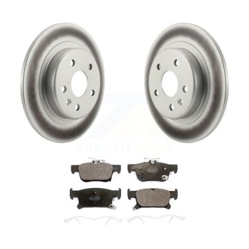 Rear Coated Brake Rotor Ceramic Pad Kit For Buick Envision With 315mm Diameter KGT-102196