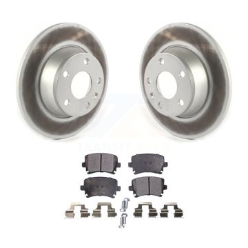 Rear Coat Brake Rotors Ceramic Pad Kit For Audi TT Quattro With 286mm Diameter Rotor KGT-102208