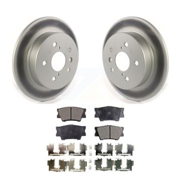 Rear Coated Disc Brake Rotors And Ceramic Pads Kit For Toyota Camry KGT-102217