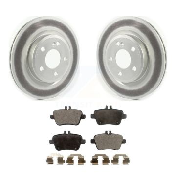 Rear Coat Disc Brake Rotors Ceramic Pad Kit For Mercedes-Benz GLA250 CLA250 INFINITI QX30 KGT-102220