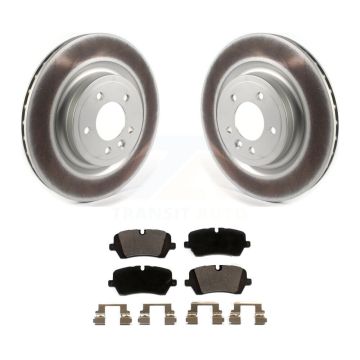 Rear Coated Disc Brake Rotors And Ceramic Pads Kit For Land Rover Range Sport Discovery KGT-102244