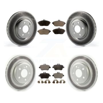 Front Rear Coat Brake Rotor Ceramic Pad Kit For Mercedes-Benz GLA250 CLA250 INFINITI QX30 KGT-102275