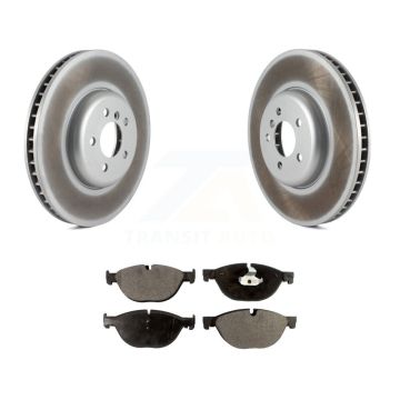 Front Coated Disc Brake Rotors And Ceramic Pads Kit For BMW 750i xDrive 750Li 550i GT KGT-102432