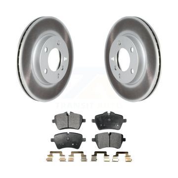 Front Coated Disc Brake Rotors And Ceramic Pads Kit For Mini Cooper Countryman Paceman KGT-102448