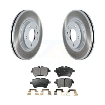 Front Coated Disc Brake Rotors And Ceramic Pads Kit For Mini Cooper Countryman Paceman KGT-102449