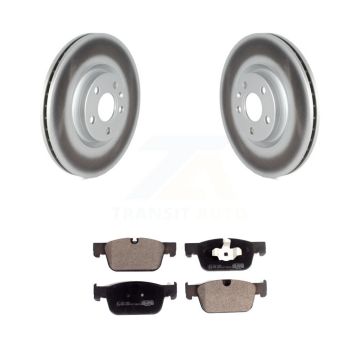 Front Coat Disc Brake Rotors Ceramic Pad Kit For Volvo XC60 S60 V90 Cross Country V60 S90 KGT-102598