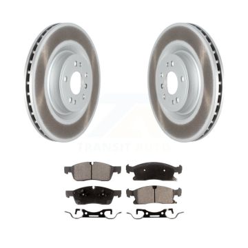 Front Coat Brake Rotors Ceramic Pad Kit For Mercedes-Benz GL350 GLE400 GLS450 ML400 GL450 KGT-102609