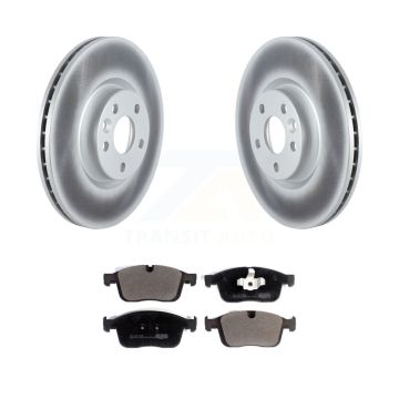 Front Coated Disc Brake Rotors And Ceramic Pads Kit For Volvo XC60 KGT-102616