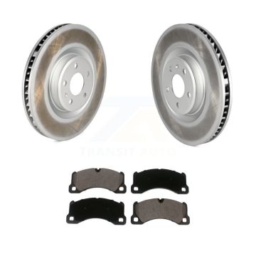 Front Coat Brake Rotor Ceramic Pad Kit For Porsche Macan Without Composite Brakes KGT-102668
