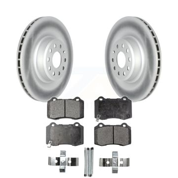 Rear Coated Disc Brake Rotors And Ceramic Pads Kit For Tesla X S KGT-102680