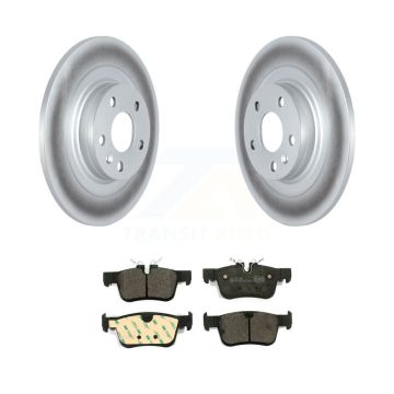Rear Coat Brake Rotor Ceramic Pad Kit For 18-19 Volvo XC60 With 302mm Diameter KGT-102684