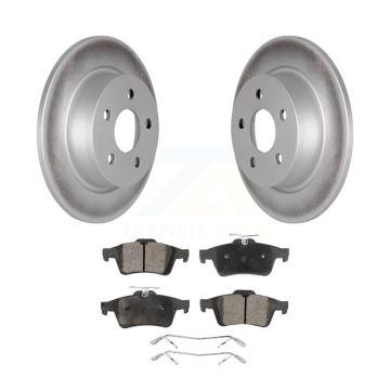 Rear Coated Disc Brake Rotors And Ceramic Pads Kit For Ford Transit Connect KGT-102688