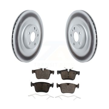 Rear Coated Disc Brake Rotors And Ceramic Pads Kit For Volvo XC90 C40 Recharge KGT-102699